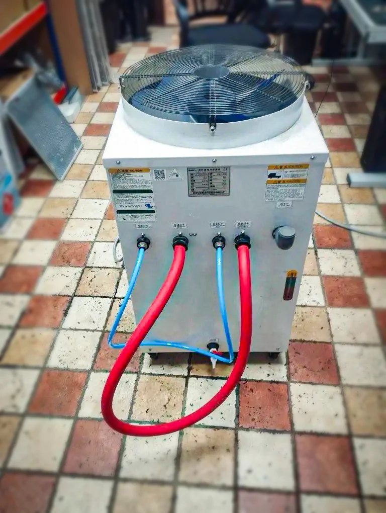 Чиллер Hanli HL-3000-QG2/2 в работе с новым оборудованием