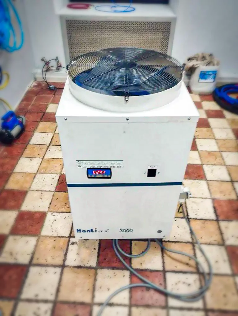 Чиллер Hanli HL-3000-QG2/2 в работе с новым оборудованием